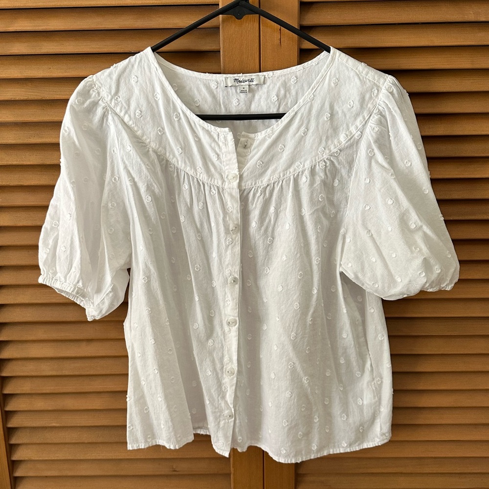 Madewell button up blouse